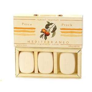  Athenas Mediterraneo Pesca Peach Soap Set 3 x 3.5oz. From 