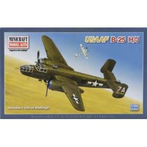  B 25H/J US Army Air Force Bomber 1 144 Minicraft Toys 