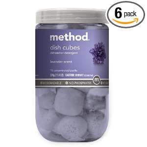   Detergent, Lavender, Case Pack, Six   18 Count Jars (108 Dish Cubes