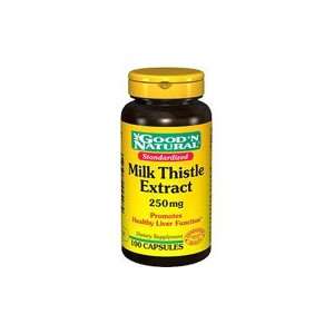 Standardized Milk Thistle 250mg   Promotes Healthy Liver Function, 100 