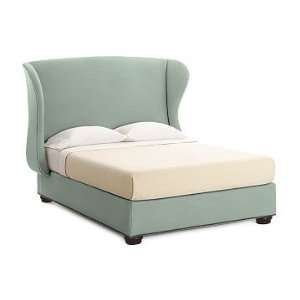 Williams Sonoma Home Westport Bed, Queen, Leather, Light Blue  