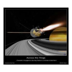  Across the Saturn Rings Print