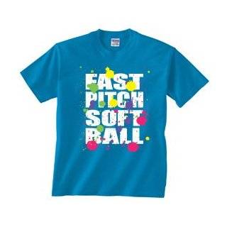  Softball   Fastpitch Paint Splatter   Short Sleeve T shirt 