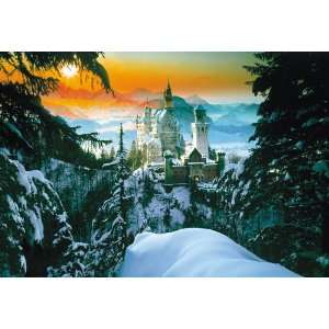 Brewster 8 004 Neuschwanstein 8 Panel Mural with Paste, 12 Foot 9 Inch 