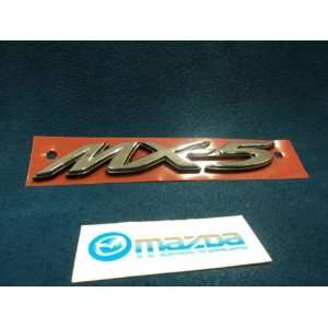  MAZDA MX 5 MIATA 2006 2012 NEW OEM REAR CHROME MX 5 EMBLEM 
