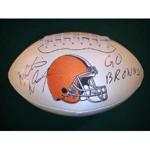  Montario Hardesty Cleveland Browns Signed Autographed 