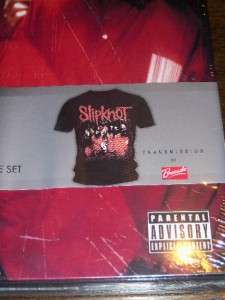 Slipknot Limited Collectibl Vinyl & Black T Shirt Sz XL  