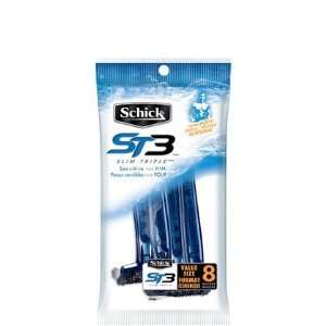  Schick ST3 Slim Triple Sensitive for Him Disposable Razor 