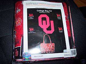 University of Oklahoma Sooners OU College Bag Kit NIP  