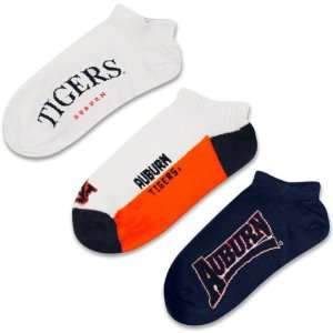  Auburn Tigers Athletic 3 Pair Sock Pack