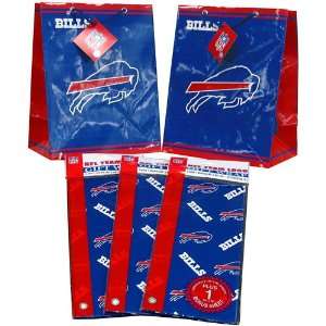  Pro Specialties Buffalo Bills Medium Size Gift Bag & Wrapping Paper 