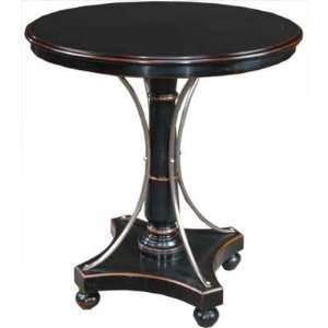 The Alexander Side Table with Brass Supports 