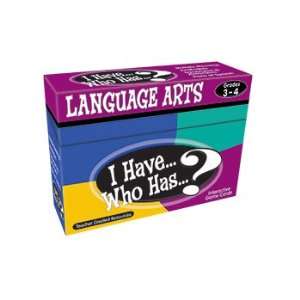  I Have,Who Has Lang Arts Game (9781420678161) Teacher 