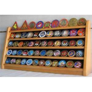  5 Rows Military Challenge Coin / Casino Chip Display Rack 