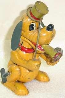 Vintage Marx Linemar Drum Major Pluto Wind up Toy  
