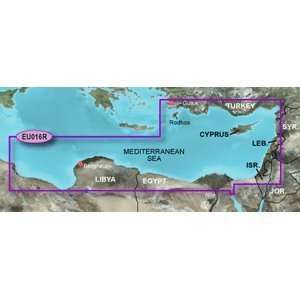  New GARMIN BLUECHART G2 HXEU016R MEDITERRANEAN SOUTHEAST 