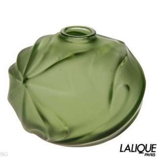 450 Lalique Soliflore Royal Palm Antinea Crystal Vase  