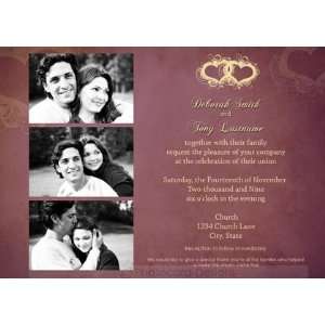  3 Photo Wedding Invitation Photo Card Health & Personal 