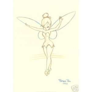 Peter Pan Tinkerbell Original 22x30 Single Sided Movie Poster   Not A 