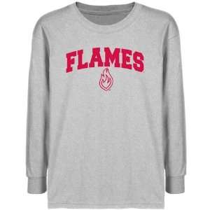  UIC Flames Youth Ash Logo Arch T shirt    Sports 