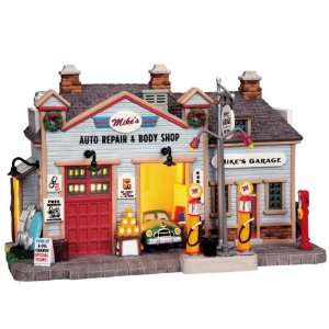   Mikes Auto Repair & Body Shop Lighted Building #85687