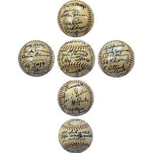  1930 Washington Senators Autographed Baseball (James 