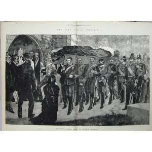   1879 Prince Imperial Funeral Church Chiselhurst Coffin