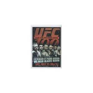  2009 Topps UFC Fight Poster #UFC100   UFC 100 Brock Lesnar 