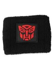 Transformers Autobots Black Terry Cloth Wristband