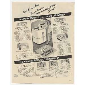  1946 Hurley Thor Automagic Clothes Washer Dishwasher Print 