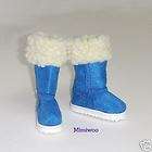 Yo SD Super Dollfie Doll Leeke 5cm Shoe Fur Boot Blue  