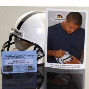   Penn State Nittany Lions #91 Jared Odrick Autographed Mini Helmet