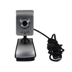  Y119 Silver USB 2.0 Webcam 8.0m Pixel with Mic for Pc 