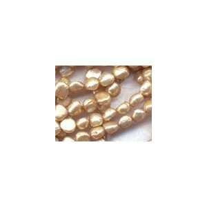  Light Gold Nugget Pearl Beads Arts, Crafts & Sewing