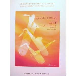    Azur for Alto Saxophone and Piano Jean Michel Damase Books