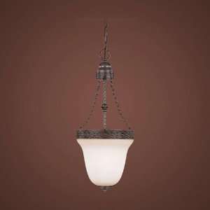 Brookshire Manor Collection 3 Light 24 Burnished Armor Pendant with 