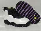 Nike Air Jordan 10 White Violet Purple Sneakers Infant Toddler Size 4