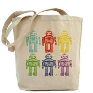  Robots Funny Tote Bag by  Beauty