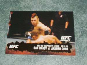 TOPPS UFC ROUND 2 THICK COPPER/BRONZE RC DAN HARDY #/88  