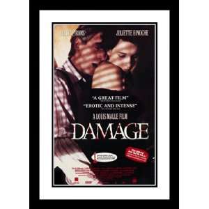  Damage 32x45 Framed and Double Matted Movie Poster   Style 