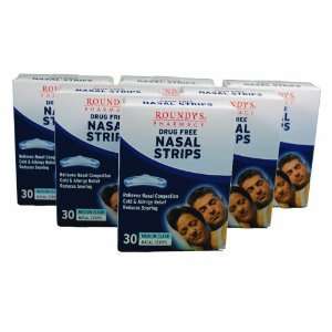  Lot of 180 Roundys Clear Nasal Strip Reduce Snoring