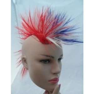  Faux Hawk Hair Accessory  Red, White & Blue Case Pack 12 