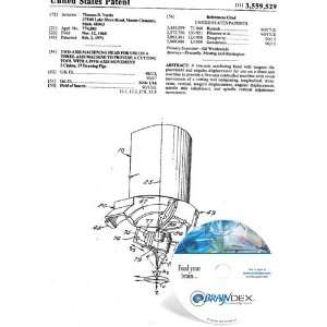  NEW Patent CD for TWO AXIS MACHINING HEAD FOR USE ON A 