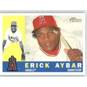 Erick Aybar / Los Angeles Angels   2009 Topps Heritage Card # 90   MLB 