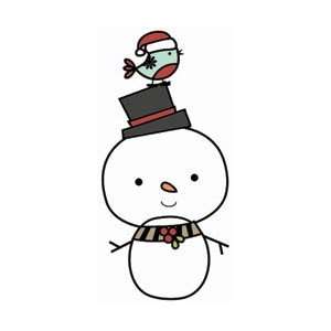 Imaginisce Papers Santas Little Helper Snagem Stamp Snowman; 12 