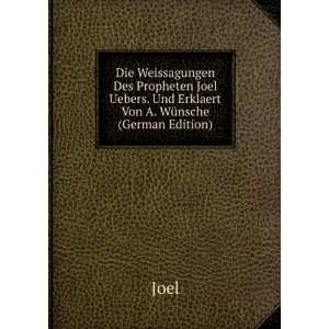   Von A. WÃ¼nsche (German Edition) (9785874186784) Joel Books