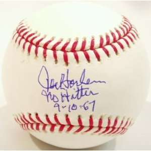  Joel Horlen Signed Rawlings MLB Baseball w/NH 9 10 67 
