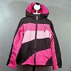 Mini Boden Girls Stripey Terry Cloth Zip Up Jacket W/ Polka Dot Lined 
