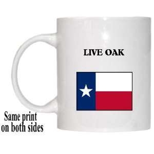  US State Flag   LIVE OAK, Texas (TX) Mug 