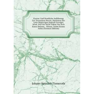   (German Edition) (9785874193331) Johann Heinrich Tiemeroth Books
